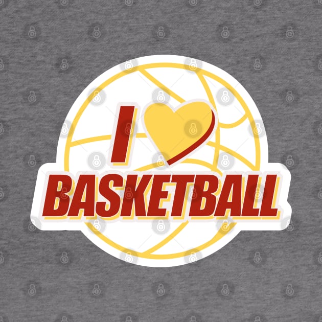 I Heart Basketball by Hayden Mango Collective 